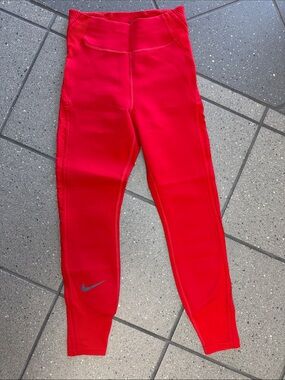 Nike Bright Red Athletic Leggings